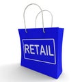 Retail Shopping Bag Shows Buying Selling