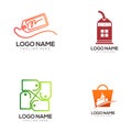 Retail and shopping logo design and icon