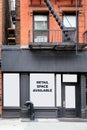 Retail space available for lease in New York