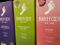 Retail store Barefoot box wine variety colorful