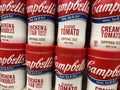 Retail store Campbells soup cups