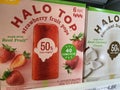 Retail store Ice Cream Halo Top strawberry pops