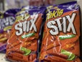 Retail store Takis stix on a shelf Royalty Free Stock Photo