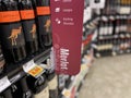 Retail store wine sign Merlot