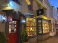 Retail Stores in Georgetown at Dusk in Washington DC