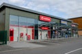 Retail stores on the shopping park at Prestatyn