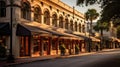 retail street mall building Royalty Free Stock Photo