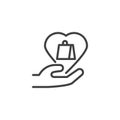 Retail Therapy line icon