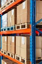 Retail warehouse as a central logistics distribution hub for efficient operations Royalty Free Stock Photo