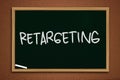 Retargeting. Business Marketing Words Typography Concept Royalty Free Stock Photo