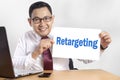 Retargeting. Business Marketing Words Typography Concept