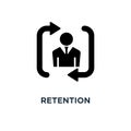 retention icon. retention concept symbol design, vector illustra