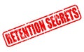 RETENTION SECRETS red stamp text