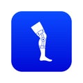 Retentive bandage icon digital blue