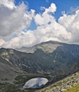 Retezat glaciar lake Royalty Free Stock Photo