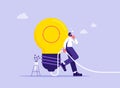 Rethink or think again to make change for better result concept