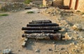 Rethymno Fortezza fortress cannons Royalty Free Stock Photo