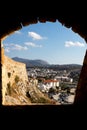 Rethymno through the Fortezza window