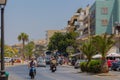 Rethymno, Greece - August 1, 2016: Embankment.