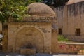 Rethymno, Greece - August 1, 2016: Kara Musa Pasha Mosque.