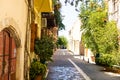 Rethymno Greece Crete. Walk around the old resort town Rethymno in Greece. Architecture and Mediterranean attractions on