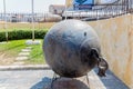 Rethymno, Greece - July 30, 2016: Old Naval mine. Royalty Free Stock Photo