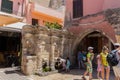 Rethymno, Greece. July 26. 2016: The Rimondi Fountain