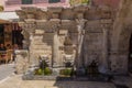 Rethymno, Greece. July 26. 2016: The Rimondi Fountain