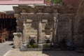 Rethymno, Greece. July 26. 2016: The Rimondi Fountain