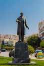 Rethymno, Greece - July 31, 2016: Sculpture of Eleftherios Veni