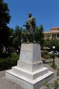 Rethymno, Greece. July 28, 2016: Statue of Kostis Giampoudakis