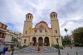 Rethymno, Greece, September 30 2018 Famous Four Martyrs Cathedral Orthodox Church