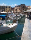 Rethymno old harbour Royalty Free Stock Photo