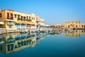 Rethymno venitian habor in Crete Greece