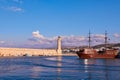 Rethymnon harbor Royalty Free Stock Photo