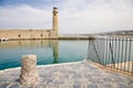 Rethymnon harbor, Crete Royalty Free Stock Photo