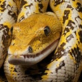 Reticulated Python on White