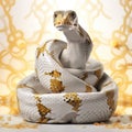 Reticulated Python on White