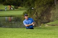 Retief Goosen - Sand Trap Royalty Free Stock Photo