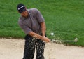 Retief Goosen in the sand trap