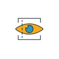 Retinal Recognition icon. Simple element from security icons collection. Creative Retinal Recognition icon ui, ux, apps, software