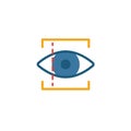 Retinal Recognition icon. Simple element from security icons collection. Creative Retinal Recognition icon ui, ux, apps, software