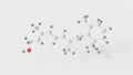 retinol molecule 3d, molecular structure, ball and stick model, structural chemical formula vitamin a