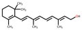 Retinol structural formula Royalty Free Stock Photo