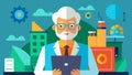A retired engineer using their technical expertise and industry knowledge to contribute to the growth and development of