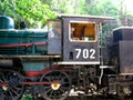 Steam Train no. 702 Sai Yok Noi Falls, Thailand Royalty Free Stock Photo