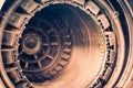 Retired jet engine Royalty Free Stock Photo