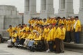 Retired Lt. Col, Marilyn Steffel Honor flight Royalty Free Stock Photo