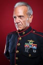 Retired Marine in Uniform