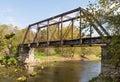 Retired Railroad Bridge Royalty Free Stock Photo